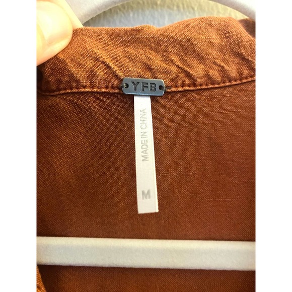 Young fabulous & broke Felix raw edge romper cute orange medium 0003 - Picture 5 of 11